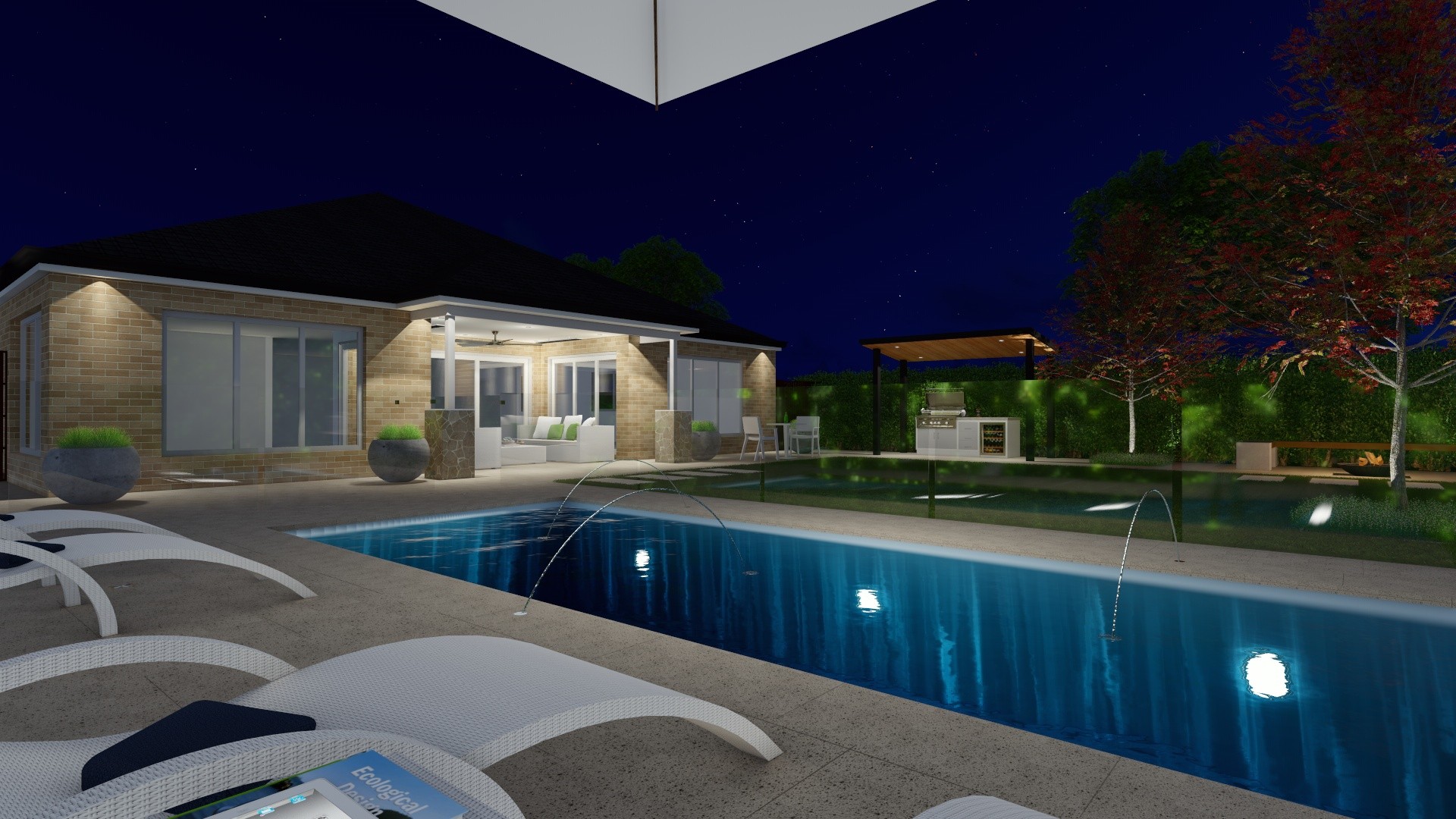 Make your garden and pool dreams come to life with 3D landscape design